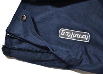 G-TEX Spodnie ZIMOWE na odpinane szelki granat Narciarskie ocieplane r 164