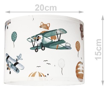 Kinkiet lampa ścienna PLANE SAMOLOT abażur led