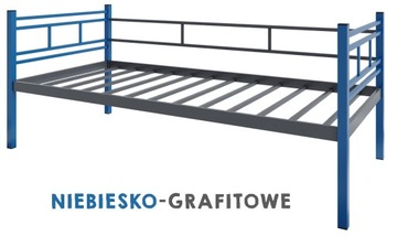 ŁÓŻKO POJ. 80CM METALOWE AGNES + MATERAC PIANKOWY