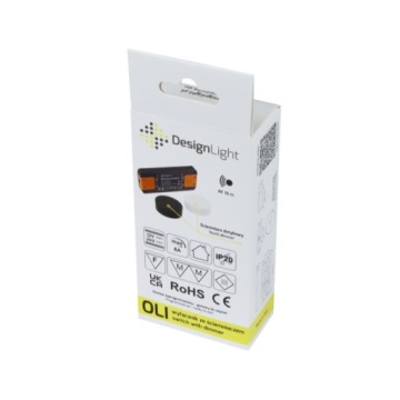 OLI – беспроводной комплект с сенсорным выключателем и диммером - черный