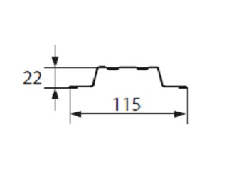 Металлические штакетники, Металлический штакетник СТАНДАРТ