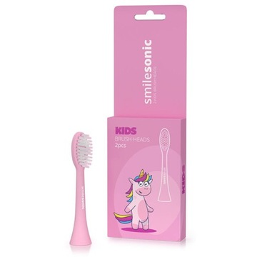 Końcówki do szczoteczki sonicznej dla dzieci Smilesonic Kids Unicorn - 2 sz