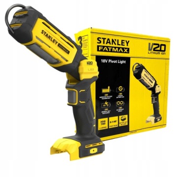 АККУМУЛЯТОРНАЯ ЛАМПА STANLEY FATMAX V20 18V ДЛЯ МАСТЕРСКОЙ SFMCL050B 3LED SOLO