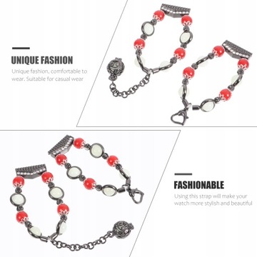 Ремешок для часов из агата. Жемчужный ремешок для часов.