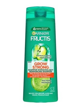 Garnier Fructis Grow Strong Szampon Wzmacniający Włosy Osłabione 400ml