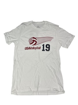 Koszulka męska biała ADIDAS USA VOLLEYBALL 19 M
