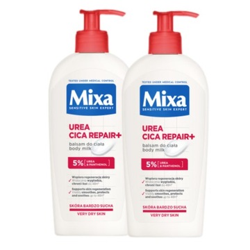 2x Mixa balsam do ciała intensywna regeneracja skóry bardzo suchej 400 ml