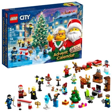 LEGO CITY KALENDARZ ADWENTOWY ZESTAW 2023 R. NOWOŚĆ FIGURKI FIGURKA PREZENT