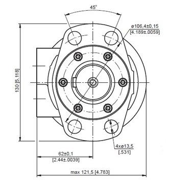M+S Hydraulic Гидравлический двигатель MH250SH