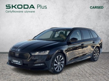 Skoda Octavia IV Kombi 1.5 TSI e-Tec Mild Hybrid 150KM 2023 Skoda Octavia SPORTLINE eTSI DSG, FV-23%, ASO, Sal