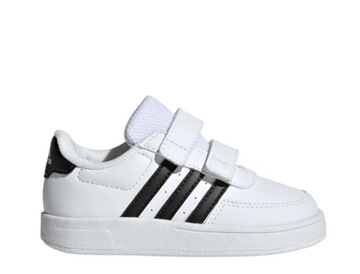 Buty dziecięce dla dziecka białe na rzepy adidas Breaknet 2.0 CF HP8970 27