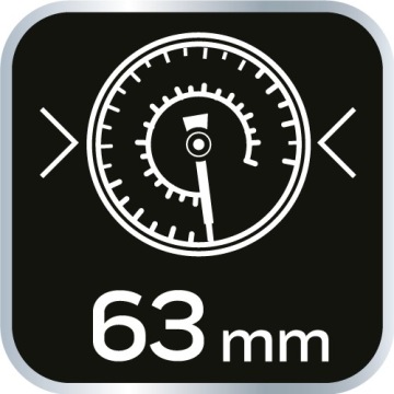Насосный пистолет с манометром, 63 мм