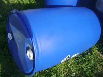 ПЛАСТИКОВАЯ БОЧКА 200л Контейнер 220л Резервуар для воды Топливный трос 2 крышки