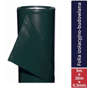 Folia izolacyjno-budowlana 5x20 gr.0,3 tol.50%