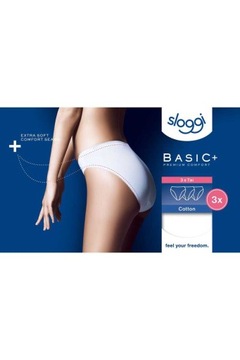 Triumph Sloggi Figi Basic Tai 3 pak czarne L