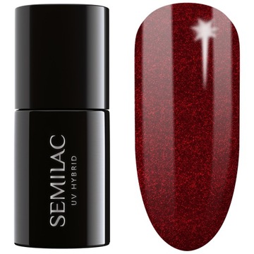 SEMILAC LAKIER HYBRYDOWY 306 DIVINE RED 7ML