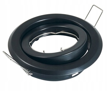 Oprawa Halogenowa LED Ruchoma Czarny Mat Odlew