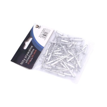 Nity aluminiowe 3,2 x 10 mm komplet 50szt tanio