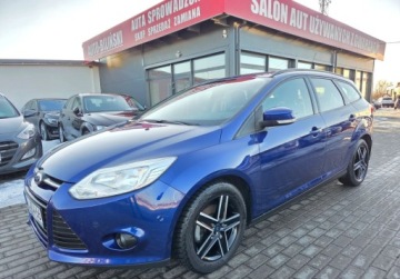 Ford Focus III Kombi Facelifting 1.0 EcoBoost 100KM 2014 Ford Focus 1.0Benz 100KM Grz.szybafotele Serwis Klima ParkasistOplaty Gwar, zdjęcie 2