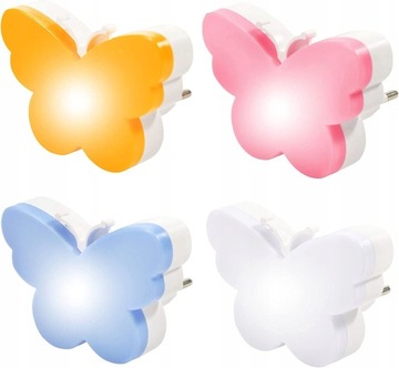 Lampka Led Nocna Do Kontaktu Czujnik Zmierzchu