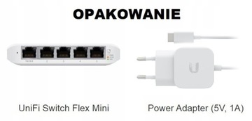 Коммутатор Ubiquiti UniFi USW-Flex-Mini 1x PoE-In 5xRJ45 1000 Мбит/с (USWFLEXMINI)