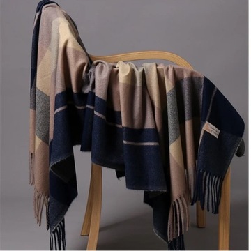 200*70cm Oversize Classic Plaid women scarf Cashme