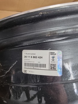2× DISK HLINÍK BMW OE G30 G31 8.0" X 20" 5X112 + G30/31 9.0" ET 44