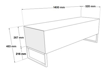 ТВ ШКАФ RTV AUDIO HIFI NORSTONE KHALM 140 ВЫСОКОЕ КАЧЕСТВО