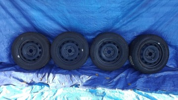 Ford Fiesta mk7 mk8 4x108 ET45 Felgi stalowe 15 Koła zimowe opony 195/60/15