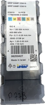 Płytki tokarskie ISCAR GRIP 5008Y IC5010