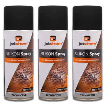 Smar silikonowy spray do uszczelek 400 ml JETCHEM