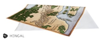 Коврики, официальная ролевая игра славян, большая карта игрового мира, 60х80 см.