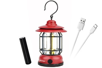 ПОРТАТИВНАЯ УЛИЧНАЯ ФОНАРЬ, СВЕТОДИОДНАЯ ТУРИСТИЧЕСКАЯ ЛАМПА ДЛЯ КЕМПИНГА, ЗАРЯЖАЕМАЯ ОТ USB-C