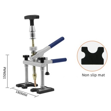 Инструмент для удаления вмятин Инструмент для удаления вмятин без покраски с 10 насадками Ручной съемник A