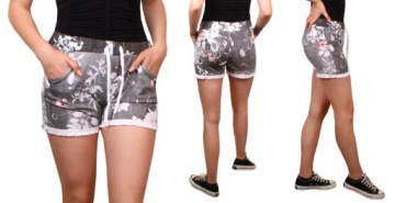 ШОРТЫ хлопковые короткие FLOWERS SHORTS 33G2 40/42