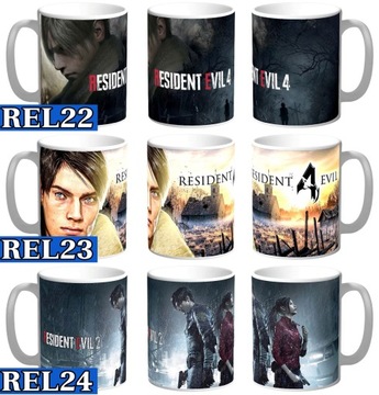 КРУЖКА RESIDENT EVIL BIOHAZARD + ИМЕННЫЕ КАРТОННЫЕ ОБРАЗЦЫ