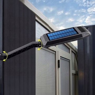 LAMPA SOLARNA ULICZNA Z CZUJNIKIEM ZMIERZCHU RUCHU