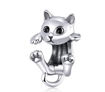 CHARMS ZAWIESZKA KOT KOTEK PUPIL S925