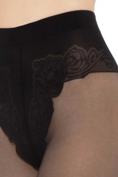Колготки GATTA Monica из микрофибры 20den черные 3