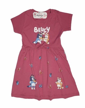 Bluey sukienka bawełniana *7-8/122-128 cm
