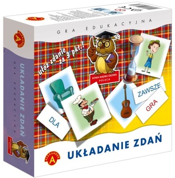 UKŁADANIE ZDAŃ Edukacyjna Gra Słowna Alexander