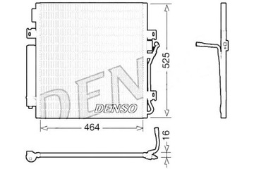 DENSO DCN51012 KONDENZÁTOR KLIMATIZACE