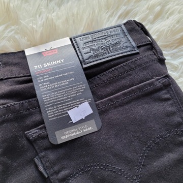 Levis Damskie dżinsy 711 Skinny 188810052-VEL28-28