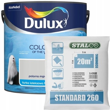 Dulux Kolory Świata Polarna Mgiełka 2,5L + GRATIS