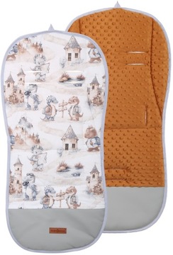 WKŁADKA DO WÓZKA SPACERÓWKI DWUSTRONNA PREMIUM BABYMAM