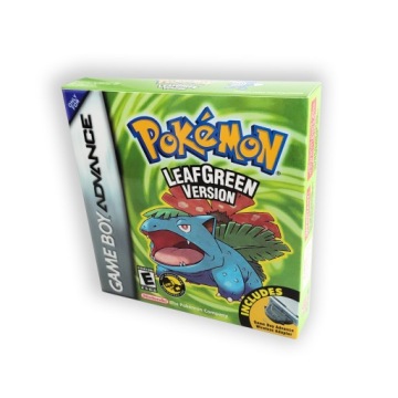 Упаковка + вкладыш Pokemon LeafGreen Gameboy