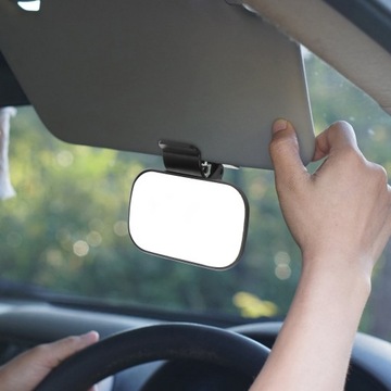 ВИД ИЗ ЗАДНЕГО ЗЕРКАЛА АВТОМОБИЛЯ НА ЗАДНЕЕ ДЕТСКОЕ СИДЕНИЕ БЕЗОПАСНОСТЬ ДЕТЕЙ