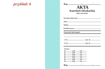 Папка-обложка для адвокатских файлов 100 шт.