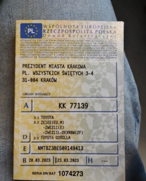 Toyota Corolla XII 2023 Toyota Corolla 2023r, SALON POLSKA. 1.8 HYBRID LPG. AUT. Uszkodzony przod., zdjęcie 20