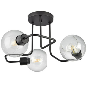 LAMPA WISZĄCA SZKLANA KULA EDISON BALL LED LOFT